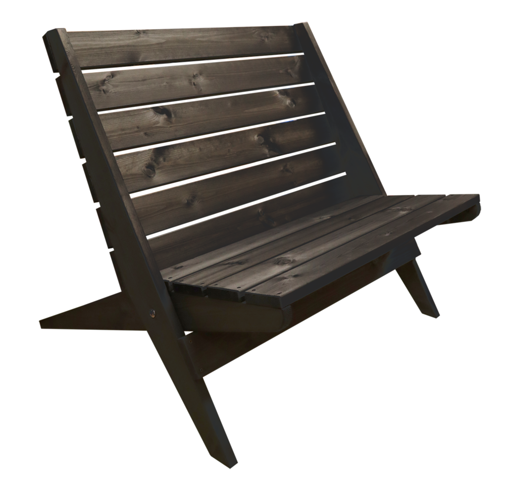 Stol furu oljad EcoFurn Double Granny