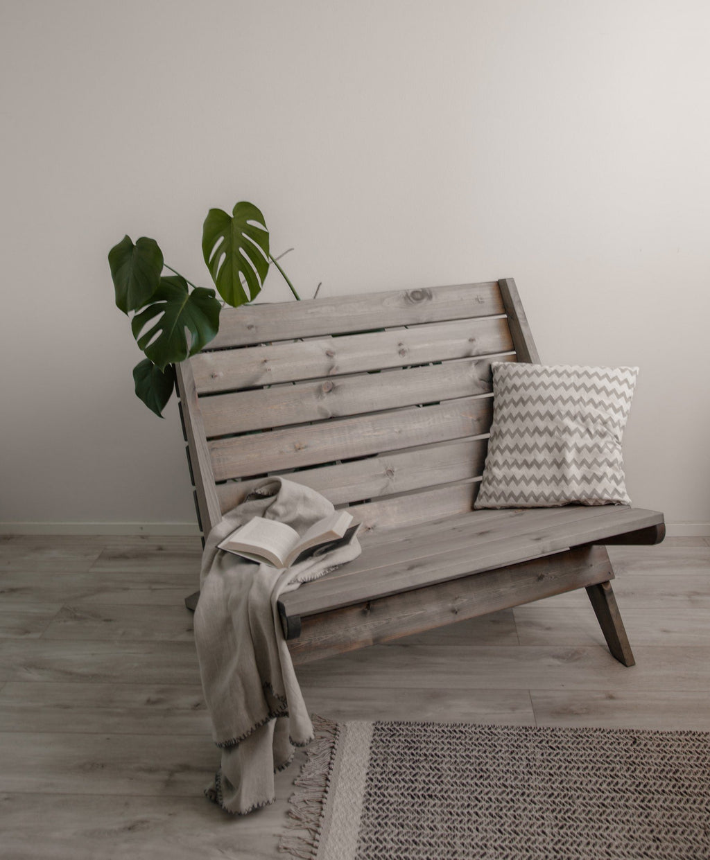 Stol furu oljad EcoFurn Double Granny