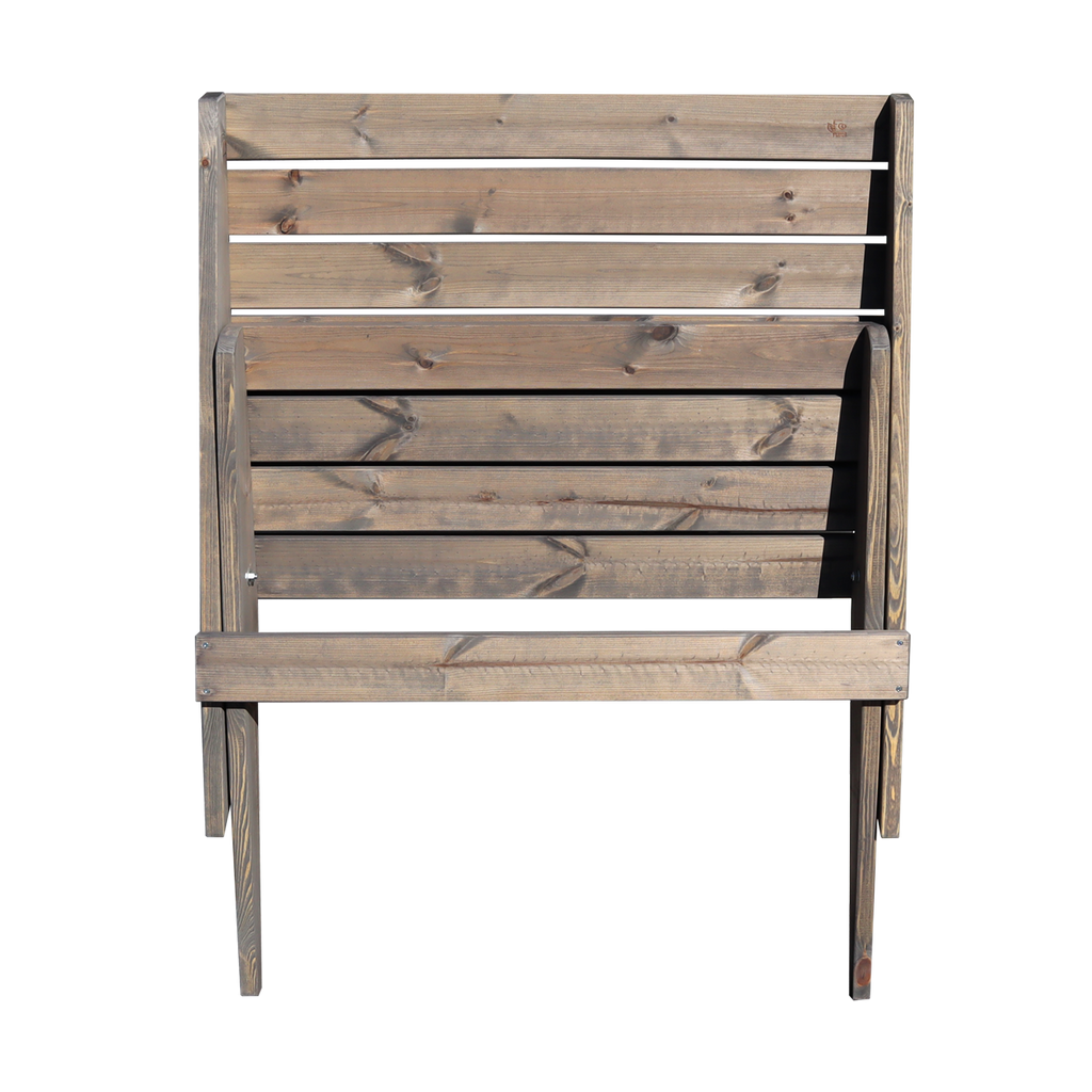 Stol furu oljad EcoFurn Double Granny