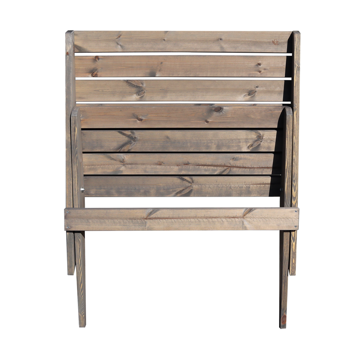 Stol furu oljad EcoFurn Double Granny