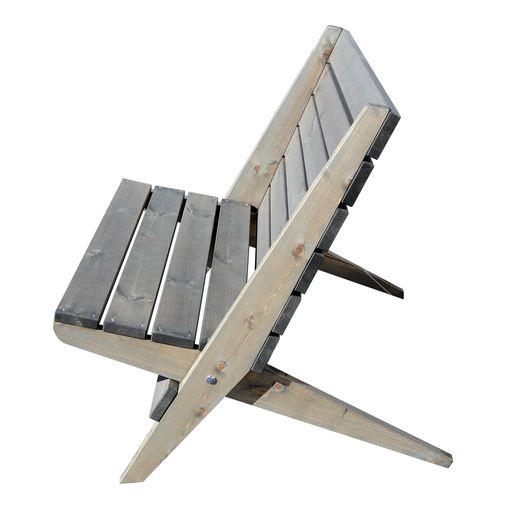 Stol furu oljad EcoFurn Double Granny