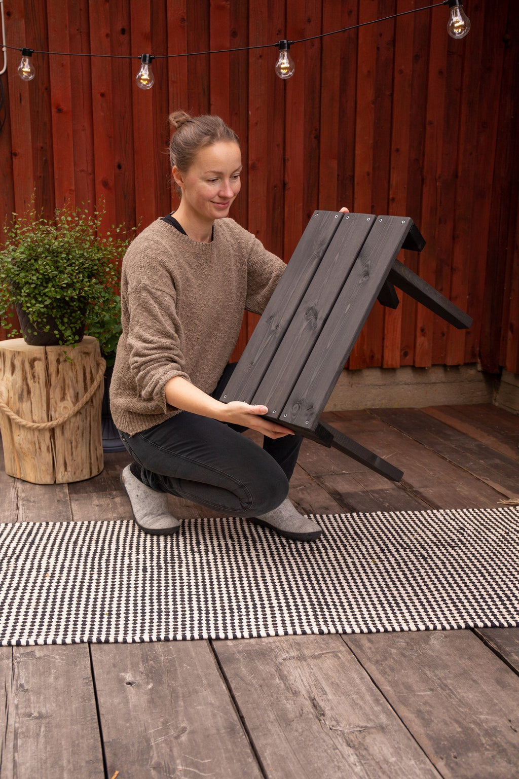 Bord furu oljad EcoFurn Granny