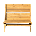 Stol furu oljad EcoFurn Double Granny
